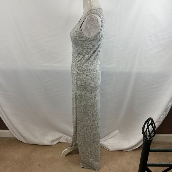 Joie Knit Maxi Dress S Gray Mottled Sleeveless - Picture 7 of 12